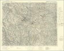 World War II and Mitteldeutschland Map By Reichsamt für Landesaufnahme