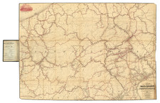 Pennsylvania Map By J. A. Anderson