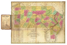 Mid-Atlantic, Pennsylvania and Delaware Map By Anthony Finley