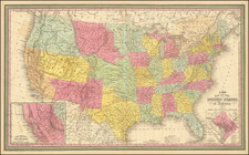 United States Map By Thomas, Cowperthwait & Co.