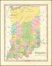 Indiana Map By Anthony Finley