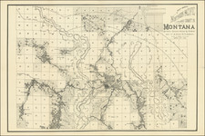 Montana Map By Anonymous