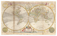 World and California as an Island Map By Herman Moll