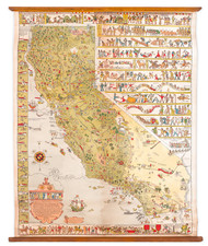 Pictorial Maps and California Map By Jo Mora