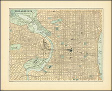 Philadelphia Map By Werner Co.