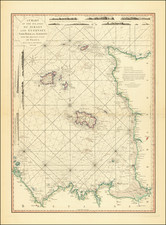 A Chart of the Islands of Jersey and Guernsey, Sark, Herm and Alderney; with the Adjacent Coast of France . . . MDCCLXXI