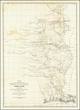 Louisiana, Arkansas, Minnesota, Iowa, Missouri, Nebraska and Oklahoma & Indian Territory Map By Washington Hood / United States GPO