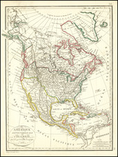 North America Map By Pierre Lapie