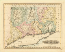 Connecticut Map By Fielding Lucas Jr.