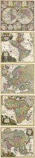 World, World and Curiosities Map By Matthaus Seutter