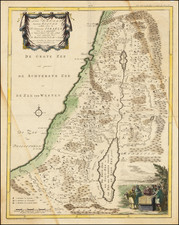 Holy Land Map By Willem Albert Bachienne