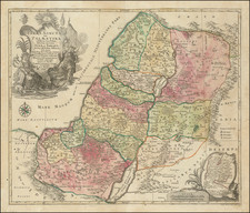 Terra Sancta sive Palaestina exhibens non solum Regna Vetera Iuda et Israel in Suas XII Tribus Distincta . . . 1759 [The Holy Land, or Palestine, displaying not only the ancient kingdoms of Judah and Israel divided into their Twelve Tribes... 1759] By Tobias Conrad Lotter