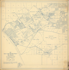 Los Angeles Map By Cal. State Mining Bureau Dept. of Petroleum & Gas 