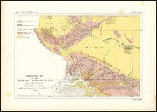 (The Grapevine) Geological Map of the Tejon Pass & Canada Des Las Ovas And Vicinity. Including the Pass of San Francisquito & Williamsons Pass By U.S. Pacific RR Survey