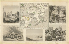 Africa Map By Friedrich Arnold Brockhaus