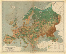 Europe Map By Friedrich Arnold Brockhaus