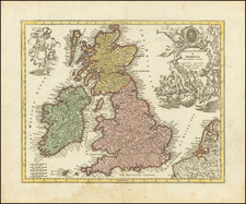 British Isles Map By Christoph Weigel