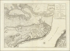 American Revolution and Quebec Map By William Faden