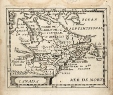 New England, Midwest and Canada Map By Pierre Du Val