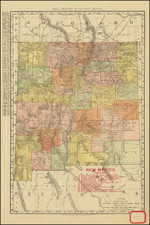 New Mexico Map By Rand McNally & Company