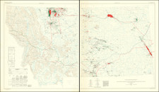 Montana and Geological Map By U.S. Geological Survey