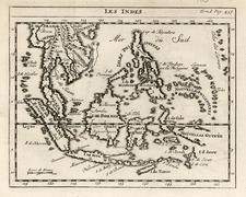 Asia, Southeast Asia and Philippines Map By Sanson fils