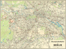 World War II and Norddeutschland Map By Reichssportsverlag