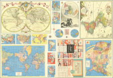 Curiosities Map By Hammond & Co.