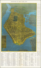 Supervue Map of New York City [New York's Latest Guide and Detailed Map in Colors]