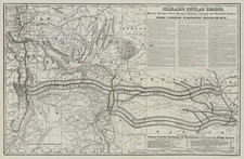 Kansas, Nebraska, Colorado, Utah, Colorado, Idaho, Montana, Utah and Wyoming Map By Rand McNally & Company