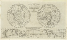 World and Polar Maps Map By Andrew Bell