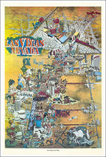 Nevada and Travel Posters Map By Henry Hinton