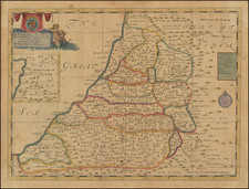 A New Map of the Land of Canaan and Parts adjoining Shewing the Divisions thereof among the twelve Tribes of Israel. Dedicated to His Highness William Duke of Glocester. By Edward Wells