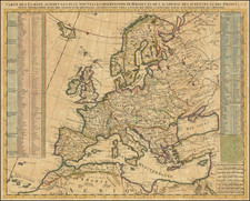 Europe Map By Henri Chatelain