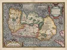 Ireland Map By Abraham Ortelius