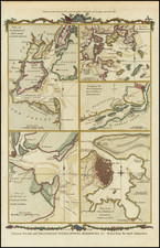 New England, New York City, New York State, Mid-Atlantic, New Jersey, Pennsylvania, Southeast, South Carolina, North America, Cuba and Boston Map By Thomas Conder