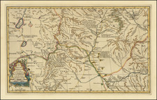 China and Central Asia & Caucasus Map By Jean-Baptiste Bourguignon d'Anville