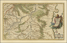 China and Central Asia & Caucasus Map By Jean-Baptiste Bourguignon d'Anville