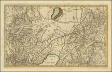 China and Central Asia & Caucasus Map By Jean-Baptiste Bourguignon d'Anville