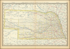 Nebraska Map By Rand McNally & Company