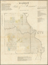 Diagram of the State of Missouri . . . 30th of October, 1837 By U.S. General Land Office