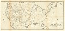 United States and Civil War Map By U.S. War Department