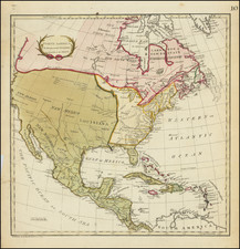 North America Map By Thomas Stackhouse