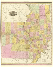 Midwest, Illinois and Missouri Map By Henry Schenk Tanner