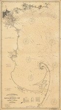 New England and Massachusetts Map By George Eldridge