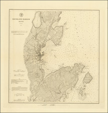 Maine Map By U.S. Coast Survey