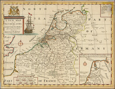 Netherlands Map By Edward Wells