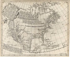 North America and California Map By Henry Briggs