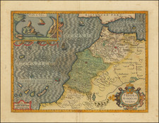 North Africa and West Africa Map By Jodocus Hondius