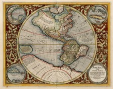 World, Western Hemisphere, Polar Maps, South America and America Map By Michael Mercator